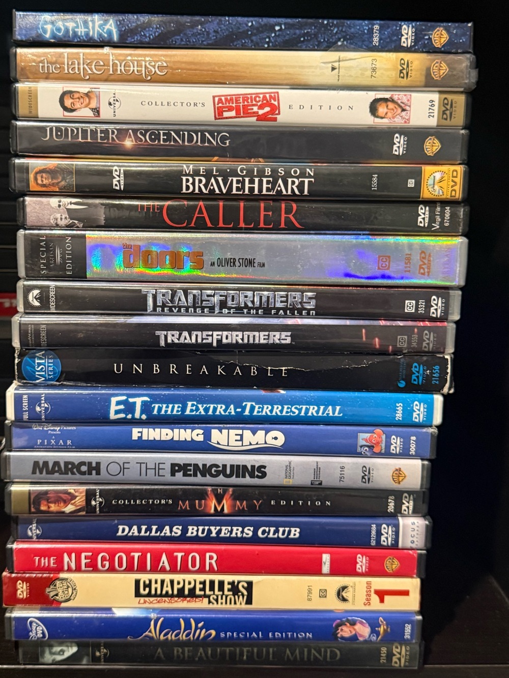 Stack of Assorted DVD’s